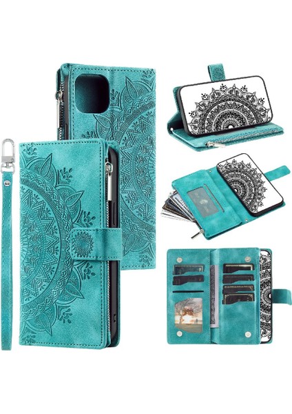 Kırmızı Dikey Çizgili Karbon Fiber Pu Eklenmiş IPhone 13 Mini Için Kılıf (Yurt Dışından)