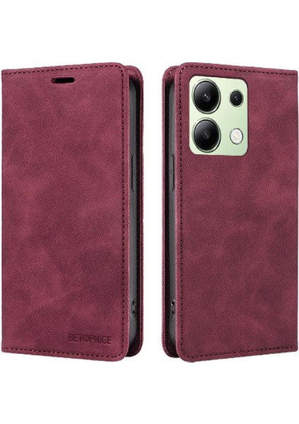 Xiaomi Redmi Için Not 13 4g Pu Deri Manyetik Folio Cüzdan (Yurt Dışından)