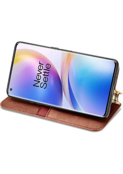 Oneplus 8 Pro Cüzdan Fonksiyonu Için Kılıf Deri Kılıf Kapak Çevirin Moda (Yurt Dışından) modelleri