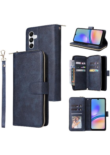 Samsung Galaxy A05S Için Kılıf Kapak Çevirin Cüzdan Kılıf ile 9 Kart Yuvaları Kart (Yurt Dışından)