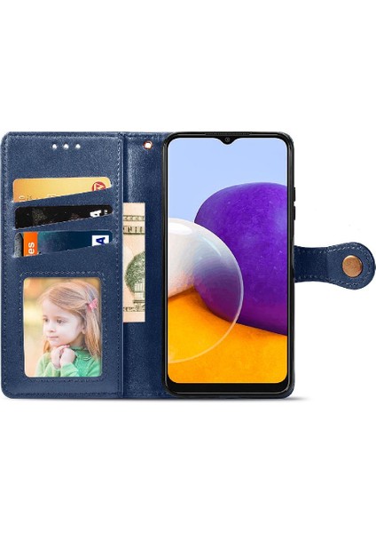 Samsung Galaxy A22 5g Için Kılıf Kapak Çevirin Moda Tasarımı Zarif Deri (Yurt Dışından) modelleri