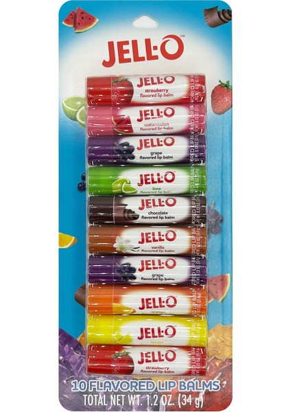 Lip Balm Dudak Balsamı Çeşit Paketi 10 Adet