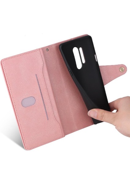 El Kayışı Fermuar Cüzdan Kapak ile Oneplus 8 Pro Kart Tutucu Için Kılıf (Yurt Dışından) fiyatları