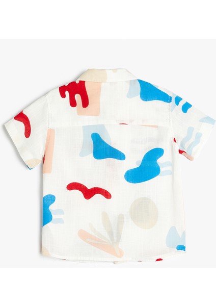 Gömlek Kısa Kollu Baskılı Cep Detaylı fiyatları