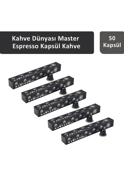 Kahve Dünyası 9 Master Espresso Kapsül Kahve 50 Kapsül