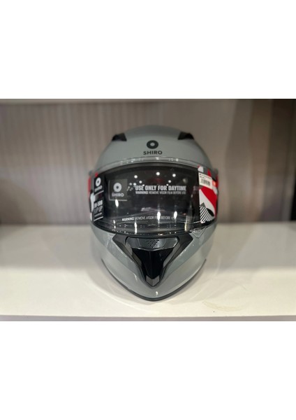 Kask Shıro SH-508 Nardo Gri Çene Açılır