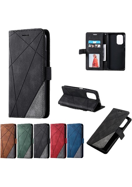 Xiaomi Poco F3 Pu Deri Manyetik Cüzdan Flip Folio Kart Tutucu (Yurt Dışından)