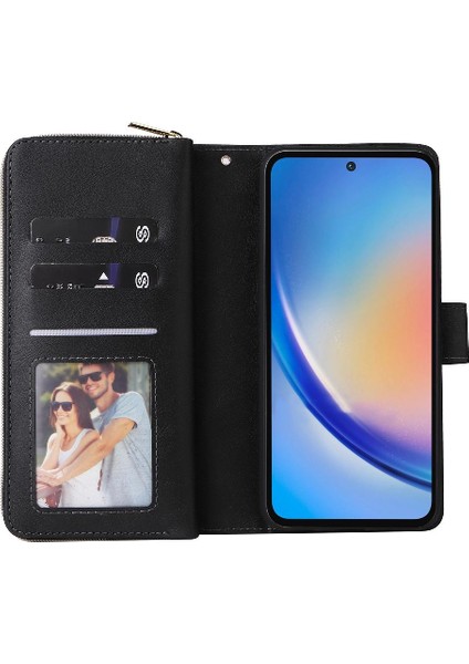 Samsung Galaxy A35 5g Için Kılıf ile El Kayışı Kapak Çevirin Cüzdan Kılıf ile (Yurt Dışından) indirimleri