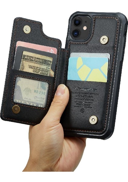 IPhone 11 Kart Tutucu Pu Deri Rfıd Engelleme Için Caseme Cüzdan Kılıf (Yurt Dışından) modelleri
