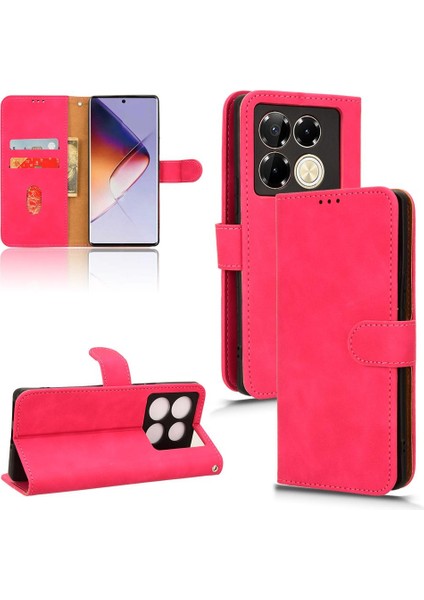 Tecno Not 40 Pro 5g Deri Folio Flip Case Kart Ekleme Için Kılıf (Yurt Dışından)