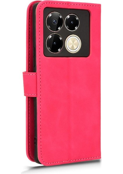 Tecno Not 40 Pro 5g Deri Folio Flip Case Kart Ekleme Için Kılıf (Yurt Dışından)