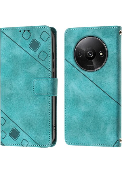 Xiaomi Redmi A3 Için Kılıf Cüzdan Kapak Çevirin Kart Tutucu Manyetik Deri (Yurt Dışından)