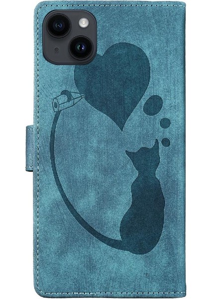 IPhone 14 Için Kılıf Artı Cüzdan Durumda Kart Cep Flip Folio Tutucu Kapak (Yurt Dışından)