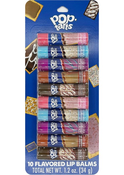 Lip Balm Dudak Balsamı Çeşit Paketi 10 Adet