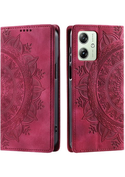 Motorola Moto G54 5g Için Kılıf Tam Koruma Yan Toka Darbeye Çevir (Yurt Dışından)