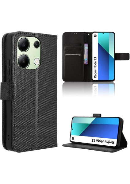 Xiaomi Redmi Için Not 13 4g Kapak Kart Tutucu Kickstand Manyetik (Yurt Dışından)