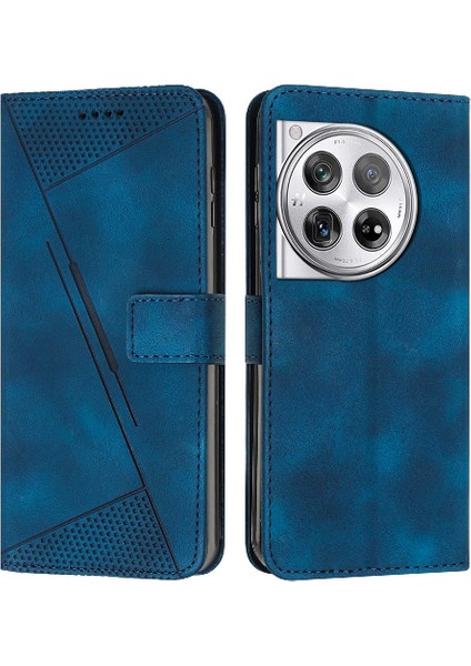 Oneplus 12 Için Kılıf 5g Kart Ekleme Pu Deri Yan Toka Tam Flip (Yurt Dışından)