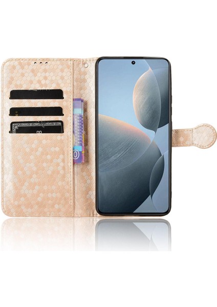 Xiaomi Poco X6 Pro 5g Manyetik Toka Geometrik Desen Deri Kılıf (Yurt Dışından) modelleri