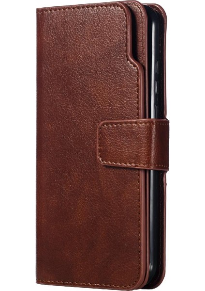 Huawei Y6 2019 Cüzdan Manyetik 9 Kart Yuvaları Pu Deri Kickstand (Yurt Dışından)