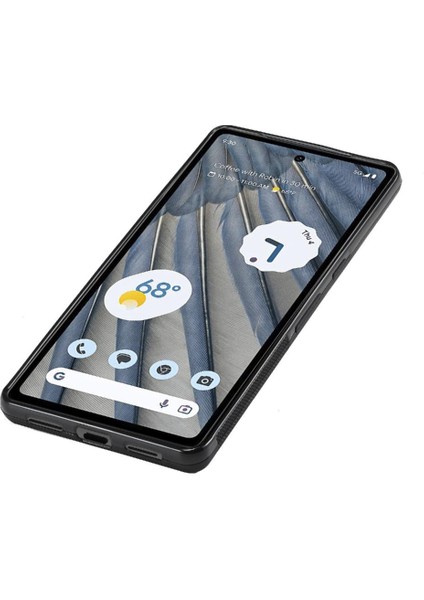 Kırmızı Dikey Çizgili Karbon Fiber Pu Eklenmiş Google Pixel 8 Için Kılıf (Yurt Dışından) fırsatları