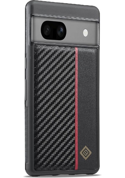 Kırmızı Dikey Çizgili Karbon Fiber Pu Eklenmiş Google Pixel 8 Için Kılıf (Yurt Dışından) indirimleri