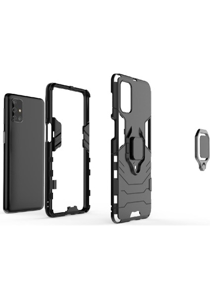 Samsung Galaxy M31S Kickstand Askeri Damla Koruma Darbeye (Yurt Dışından)