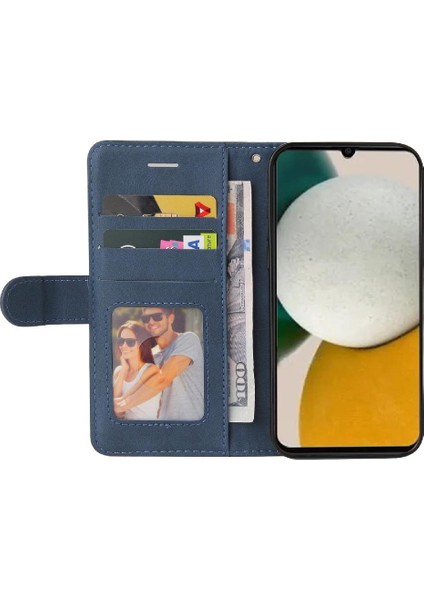 Samsung Galaxy A05S Iki Renkli Dikiş Pu Deri Flip Folio Için Kılıf (Yurt Dışından) indirimleri