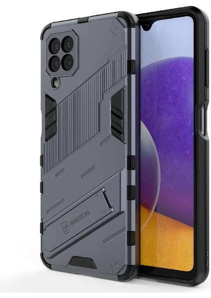 Samsung Galaxy A22 4g Kickstand Koruyucu Kapak Sağlam Askeri Için Kılıf (Yurt Dışından)