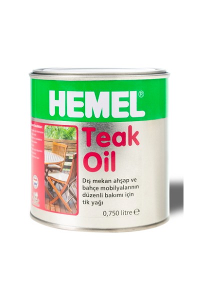 Teak Oil Tik Yağı 0,75 Lt