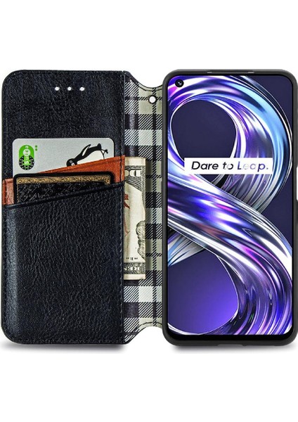 Oppo Realme 8i Zarif Iş Cüzdan Fonksiyonu Moda Tasarımı Için Kılıf (Yurt Dışından) indirimleri