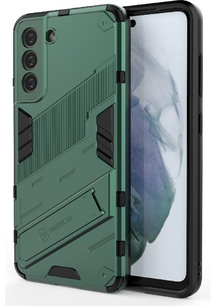 Samsung Galaxy S21 Fe 5g Kickstand Koruyucu Kapak Sağlam (Yurt Dışından)