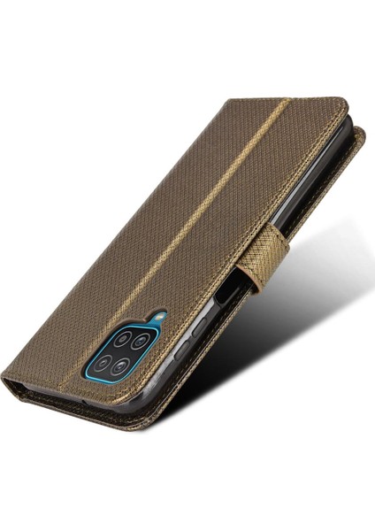 Samsung Galaxy A12 5g Kickstand Manyetik Cüzdan Kart Tutucu Kapak (Yurt Dışından)