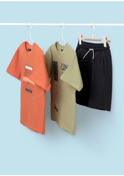 Erkek Çocuk 2'li T-Shirt Şort Takım