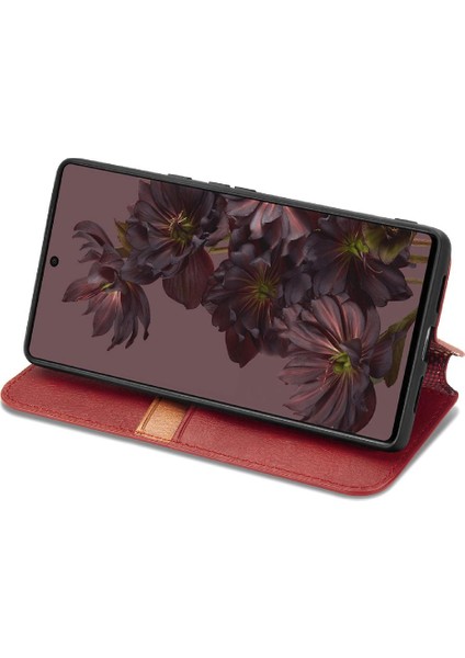 Google Piksel 7 Pro Flip Kapak Kılıf Cüzdan Fonksiyonu Için Kılıf (Yurt Dışından)