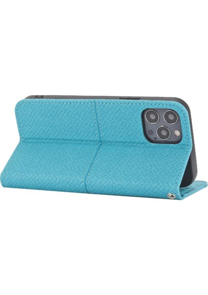 IPhone 12 Için Kılıf Pro Max Flip Folio Kitap El Cüzdan Pu Deri Kapak (Yurt Dışından)
