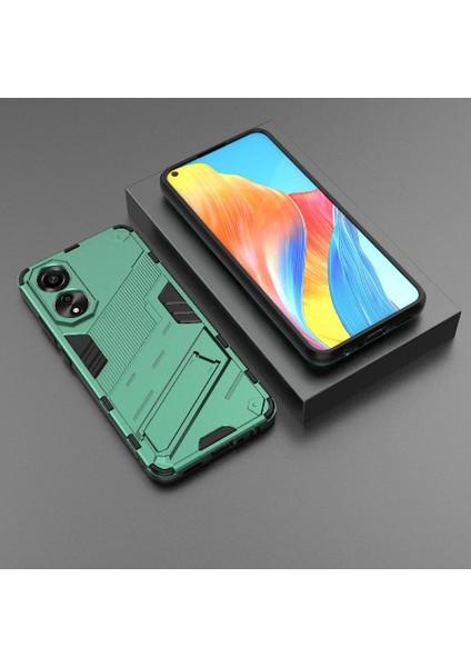 Oppo A78 Kickstand Koruyucu Kapak Için Kılıf Sağlam Askeri (Yurt Dışından)