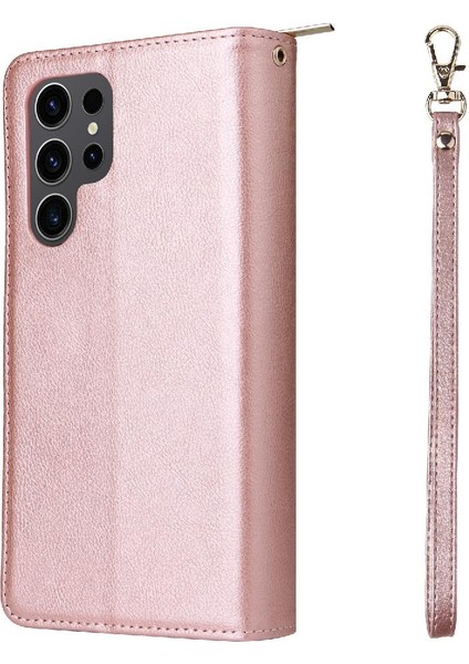 El Kayışı Cüzdan Kılıf ile Samsung Galaxy S24 Ultra Kart Tutucu Için Kılıf (Yurt Dışından) fiyatları