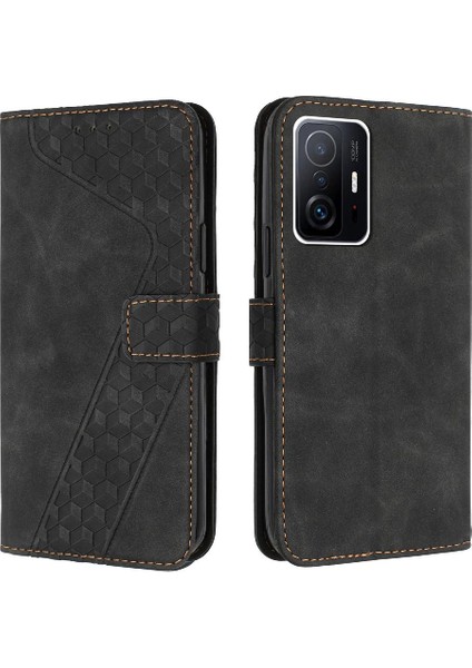 Telefon Kılıfı Için Xiaomi 11T/11T Pro Manyetik Kart Yuvaları Kapak Cüzdan Çevirin (Yurt Dışından)