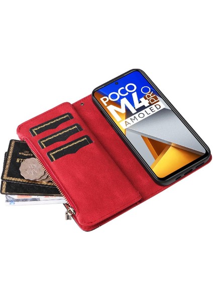 Kart Yuvası Standı ile Xiaomi Poco M4 Pro Kickstand Koruyucu Kılıf (Yurt Dışından) fırsatları