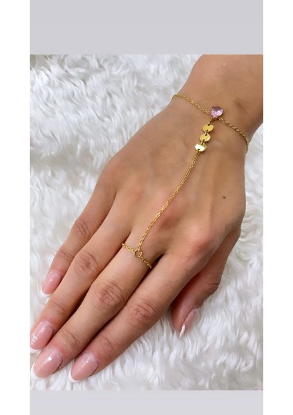 Taş Detaylı Çelik Şahmeran