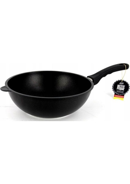 Amt 1136SE Döküm Wok Tavası 36 cm  (4,3lt.)