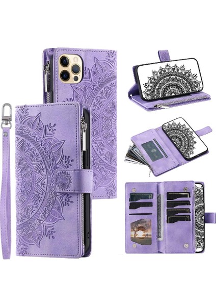 IPhone 12 Için Kılıf Pro Max Alüminyum Metal Logo Karbon Fiber Pu Eklenmiş Pu (Yurt Dışından)
