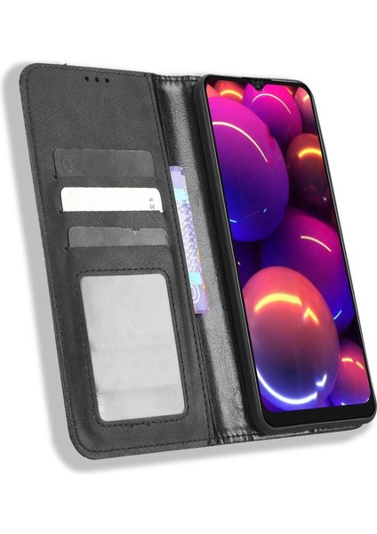 Tcl 305I Manyetik Kapatma Cüzdan Pu Deri Için Kılıf (Yurt Dışından)