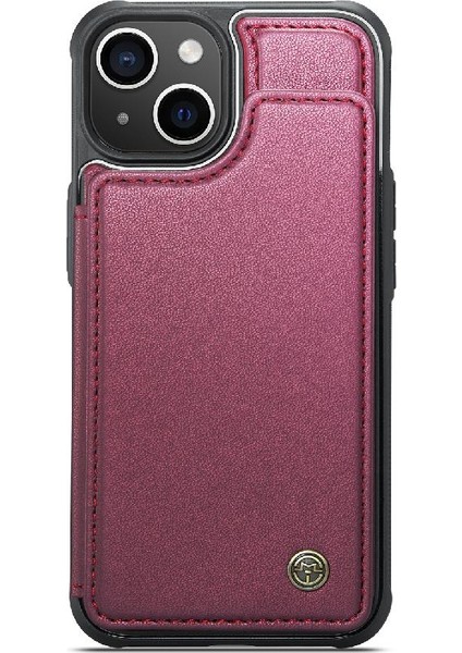 Mellow Mall IPhone 15 Için Caseme Cüzdan Durumda Kickstand Pu Deri Kart Tutucu Ince (Yurt Dışından)