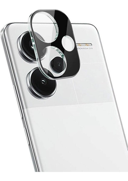 Xiaomi Redmi Note 13 Pro Plus 5g Kamera Lens Koruyucu 3D Cam Siyah