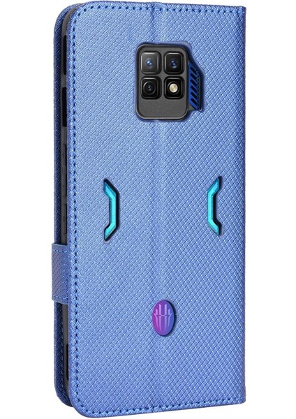Nubia Kırmızı Sihirli 7 Pro Için Kılıf Kapak Kickstand Kart Tutucu Manyetik Cüzdan (Yurt Dışından)