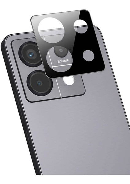 Xiaomi Redmi Note 13 Pro 5g Kamera Lens Koruyucu 3D Cam Siyah