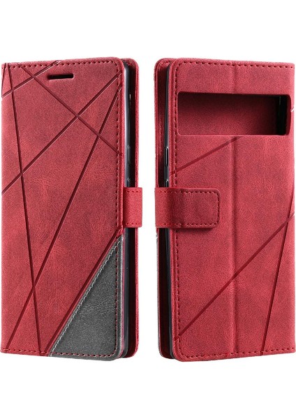 Google Piksel 7 Pro Kart Tutucu Için Kılıf Kickstand Cüzdan Flip Folio Pu (Yurt Dışından)