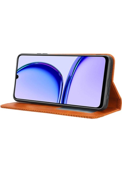 Realme C53 4g Pu Deri Cüzdan Manyetik Kapatma Için Kılıf (Yurt Dışından)