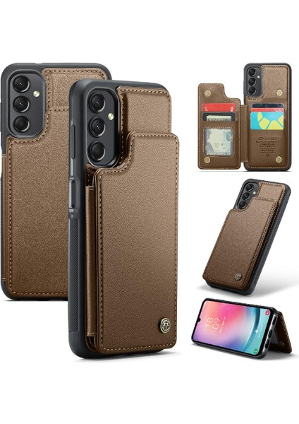 Samsung Galaxy A24 4g Pu Deri Rfıd Engelleme Için Ince Cüzdan Kılıf (Yurt Dışından) modelleri